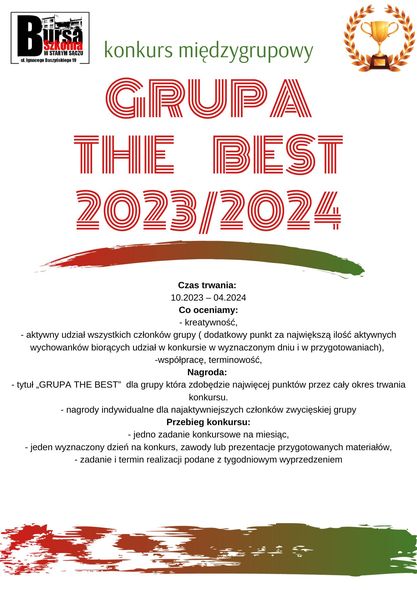 Ruszamy z konkursem GRUPA THE BEST 2023/2024.